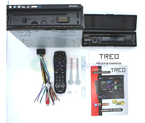Autoestéreo Pantalla Retractil 7 Mirrorlink Treo Treodashml