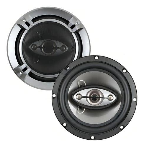 Bocinas 6.5 Rock Series Rks-p654 4vias 650 Watts Full Range Color Gris
