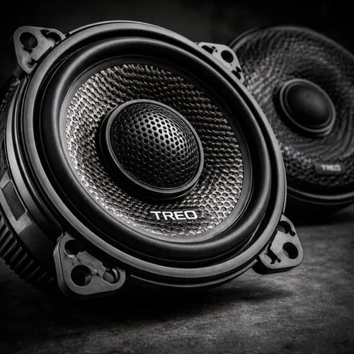 Bocinas 4 PLG Treo Music4 Fibra De Vidrio 4 Ohms 35w Rms Negro
