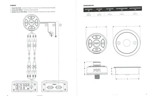 Receptor Bt Y Control Remoto Contra El Agua 4v Rca Mtx Awbtc