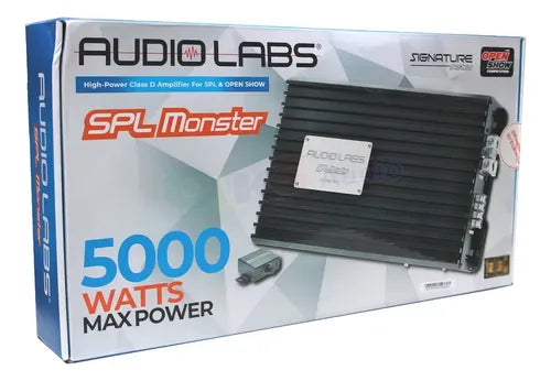 Amplificador Clase D Para Bajos 1 Canal Mono Spl Open Show 2500 Watts Rms A 1 Ohm Marca: A