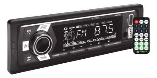 Autoestereo Bt 2usb App Control 7colores 4rca Atomic Mars350