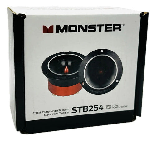 2 Tweeter 3 Pulgadas 450w Rms Monster Stb254