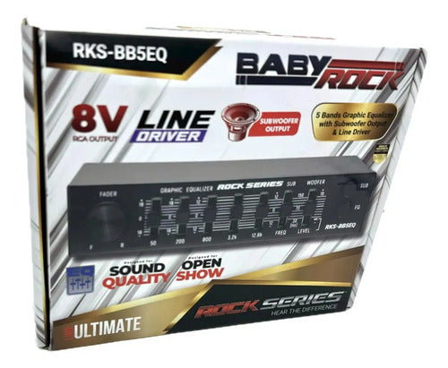 Ecualizador Baby 5 Bandas Rockseries Rks-bb5eq