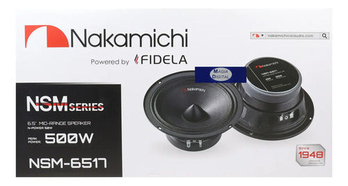 Par Medios Rangos 6.5pLG 50w Rms 4 Ohms Nakamichi Nsm6517