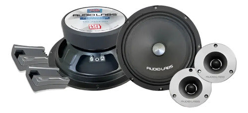 Set De Medios 8 Pul 2 Vias 500w Rms Audiolabs Adl-pro8.2os