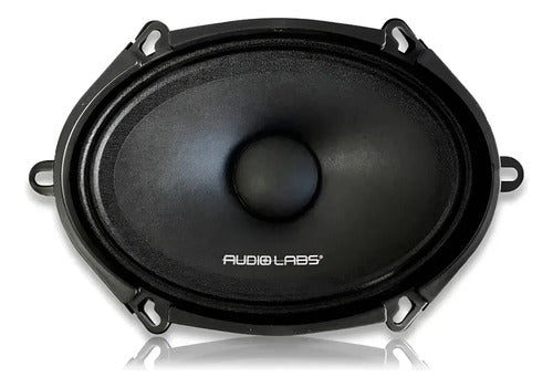 Un Medio Rango 5x7 250w. Rms Open Show Audiolabs Adl-57mr2 Color Negro