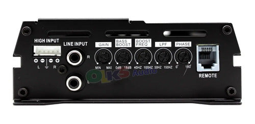 Amplificador Rock Series Rks-p1000.1dm 1ch Clase D 2800w Max