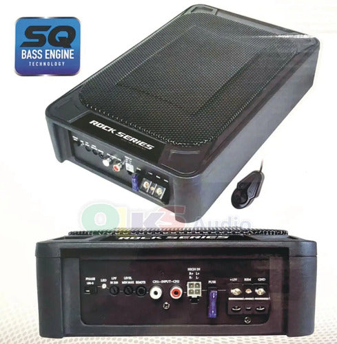 Subwoofer Amplificado 7x5 2 Vías 1200w Rockseries Rks-p77pss