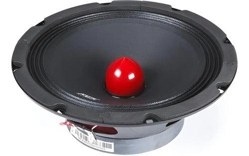 Medio Rango De 8'' 450w. 8 Ohm Spl Open Show Mtx Audio Rtx88 Color Negro Con Rojo