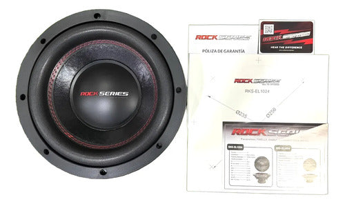 Subwoofer De 10' Doble Bobina 650w Rms Rockseries Rks-el1024