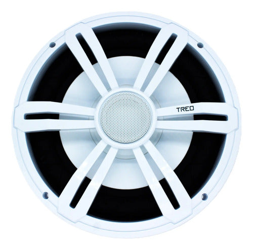 Subwoofer Marino 10  Plano 400w Rms Rgb Treo Piranha Psw10wr