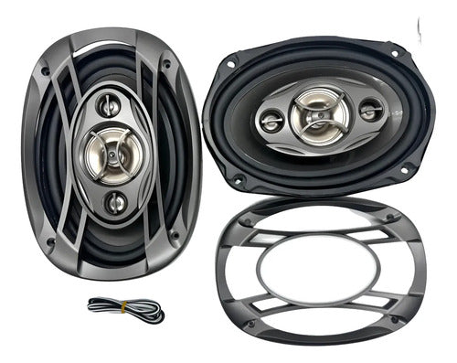 Par De Bocinas 6x9 4 Vias 70w. Rms 350max Audiolabs Adl-sp69