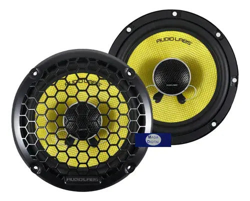 Par Bocinas 6.5 Sq Fibra Vidrio 70w Rms Audiolabs Adl-f65sq