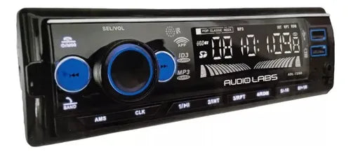 Autoestereo Bluetooth Audiolabs Adl-725d Usb Sd Fm 50wx4ch