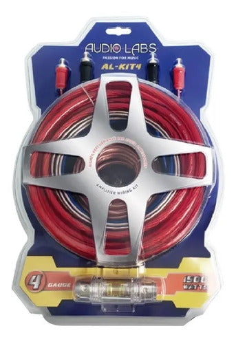 Kit De Instalacion Calibre 4 Audio Labs Adl-kit4 C/accesorio