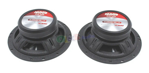 Set De Medios De 6.5 2 Vias 240 Watts Rockseries Rks-n652c