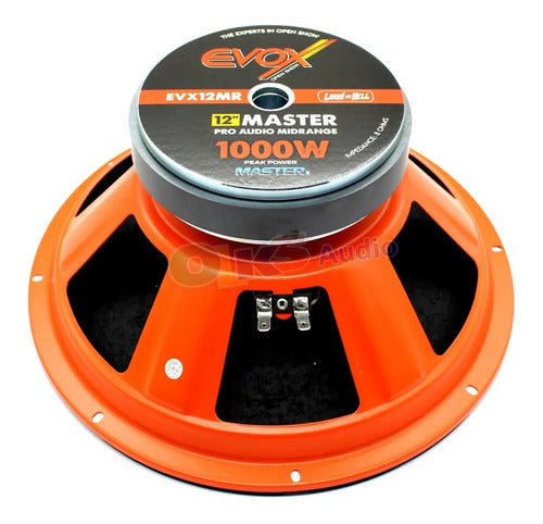 1 Medio Rango De 12 500w. Rms 8 Ohms Open Show Evox Evx12mr