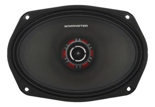 Par D Medio Rango Coaxial 6x9 600w Rms 8 Ohm Monster Smc6902
