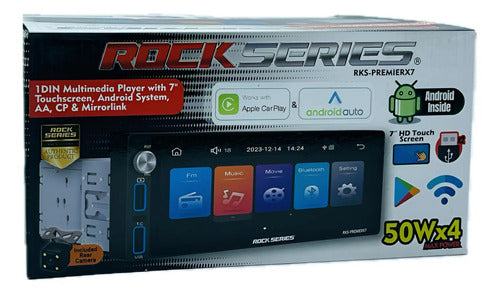 Estereo Pantalla 7 Carplay Wifi Gps Rockseries Rks-premierx7