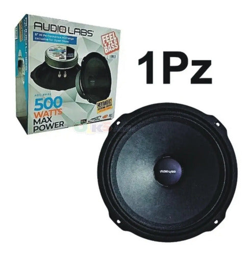 Medio Rango 8'' 250w. Rms 4 Ohm Open Show Audiolabs Adl-8mr2