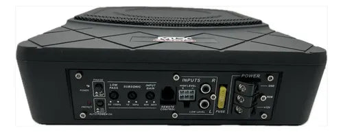 Subwoofer 10puLG Amplificado Mtx Tn10mx 1300w Con Control Bajos Negro