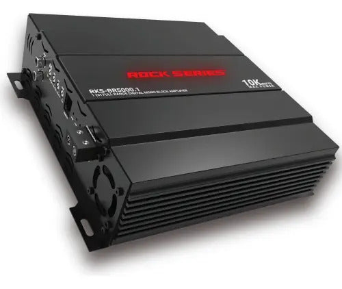 Amplificador Rock Series Rks-br5000.1 10,000w Max Clase D 1c Negro