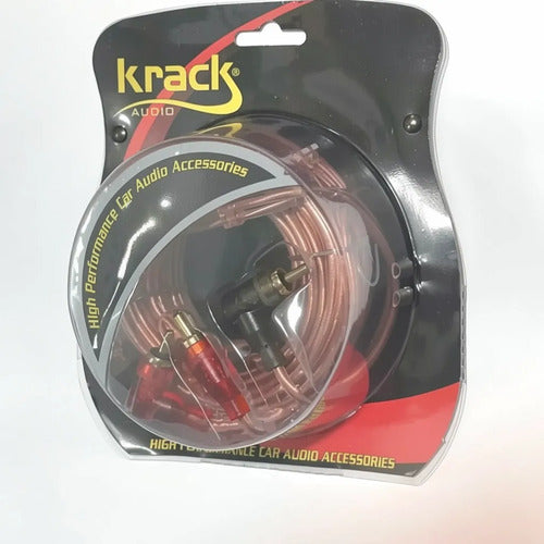Cable Rca De 6mt. 2 Canales Libre De Oxigeno Krack Kr-20ft