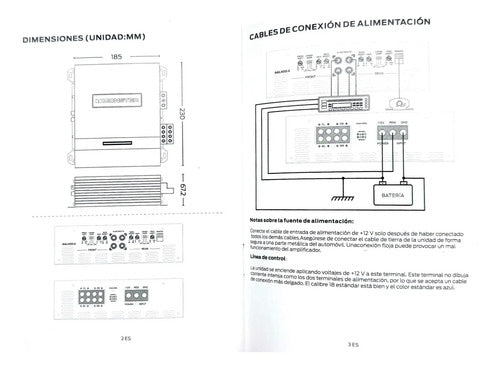 Amplificador Clase D 4 Canales 1600w Rms 1o Monster Aal400.4
