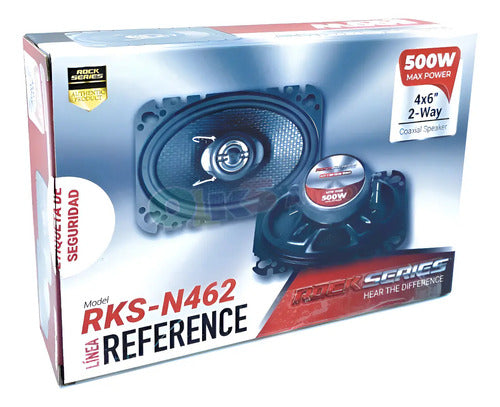 Par De Bocinas 4x6 2 Vias 50w Rms 500max Rockseries Rks-n462