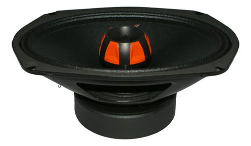 2 Medio Rango 6x9, 600w Rms, 4 Ohms, Open Show, Evox Evx69cx