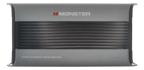 Amplificador Marino 5 Canales Monster Auto Arc1300.5 2600w Gris