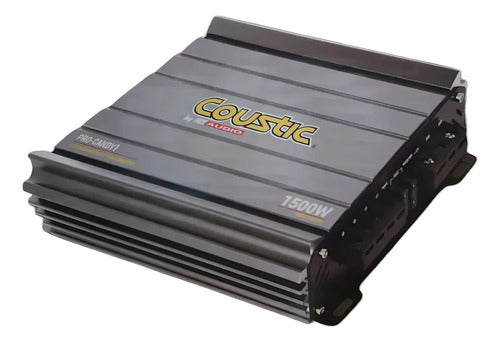 Amplificador Clase D 1canal Coustic Pro-candy1 1500 Watts Color Gris