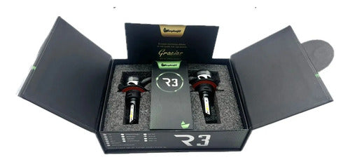 Kit Luces Focos Led Csp Tricolor 48w. 15000 Lm Imloya R3-h13