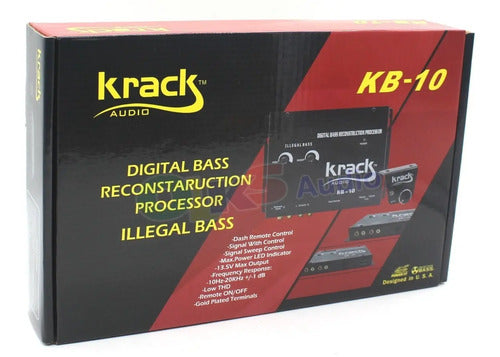 Epicentro Restaurador De Bajos C/ Control Remoto Krack Kb-10