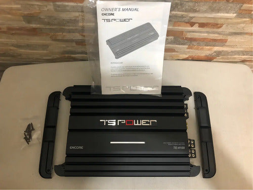 Amplificador 4 Canales Ts Power Encore Te-4100 1200 Watts