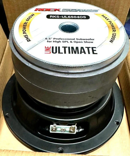 2 Subwoofers De 6.5'' 1200 Watts Max Rockseries Rks-ul6504os