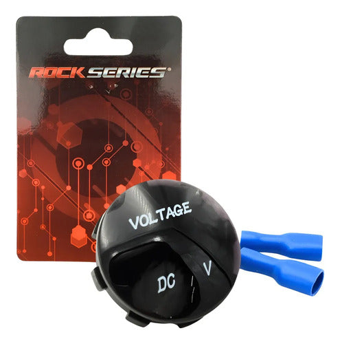 Voltimetro Digital Azul Tipo Socket Rock Series Rks-dv210