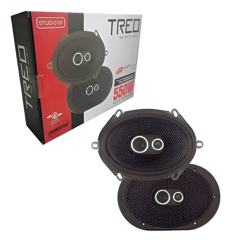 Bocinas Coaxiales 3 Vias De 5x7¨ 550 Watts Max Treo Studio57