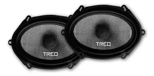 Par Bocinas Coaxiales 5x7 2 Vias 50w Rms 4 Ohms Treo Music57