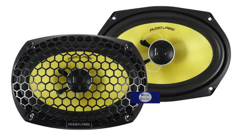 Par Bocinas 6x9 Sq Fibra Vidrio 75w Rms Audiolabs Adl-f69sq