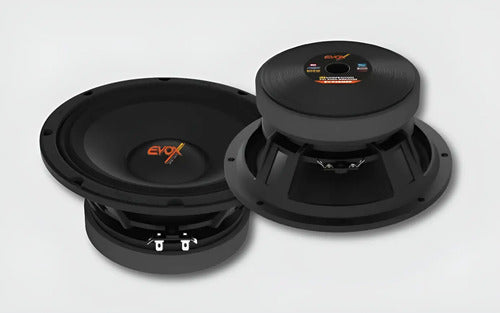 2 Medios Rango Pro 6.5' 400w Rms 800 Max 8 Ohm Evox Evx65mrp