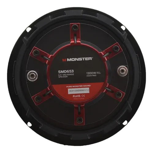 Par Medio Rango + Driver 6.5  650w Rms 8 Ohm Monster Smd653
