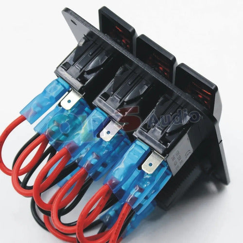 Panel 3 Switch Botonera Usb Cargador Rockseries Rks-sw3usb