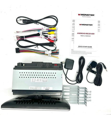 Estéreo Con Pantalla Monster Had310-d9 Con Bluetooth Color Negro