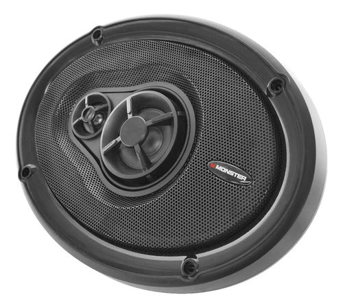 Par Bocinas Coaxiales 6x9 3 Vias 90w Rms 4ohm Monster Sxc693