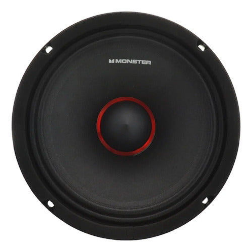 Par Medios Rangos De 8'' 600 Watts Rms 8 Ohms Monster Sma801
