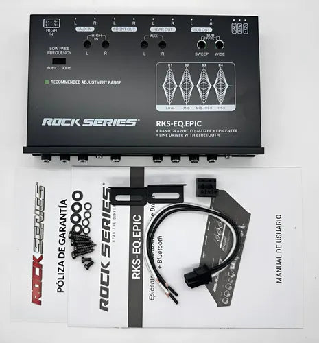 Ecualizador Con Epicentro Y Bluetooth Rockseries Rks-eq.epic