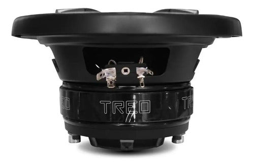 Par De Medios Rangos + Driver 6.5pLG 1200w Max Treo Tr65mrd2 Color Negro