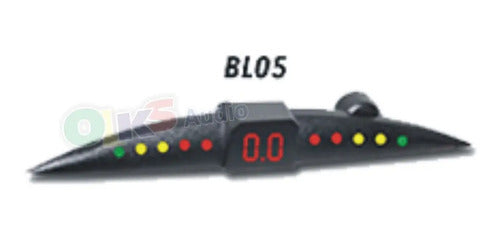 Kit De 4 Sensores De Reversa Universal Carro Display Extreme